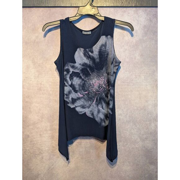 Bleeker & McDougal floral tank top med - Picture 1 of 4